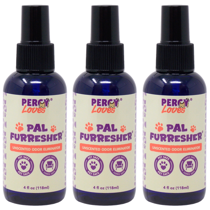 4 oz Pal Furresher Unscented Odor Eliminator - Pack of 3