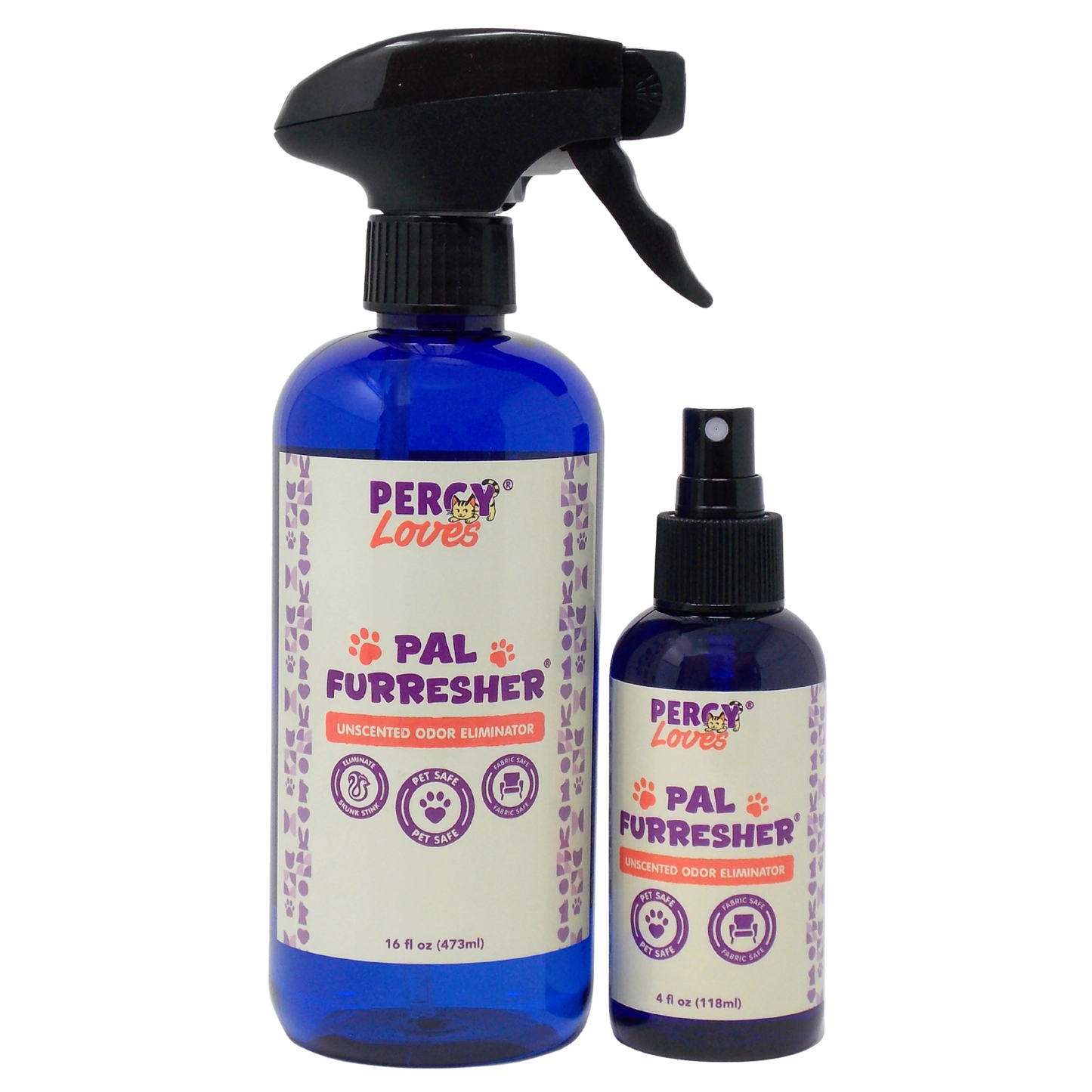Pal Furresher Unscented Odor Eliminator - 16 oz and 4 oz